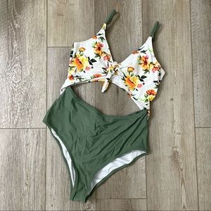 Floral One-Piece Swimsuit